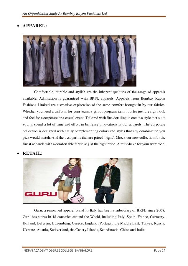 Bombay rayon fashions limited bangalore 21 Bombay rayon fashions limited bangalore 45